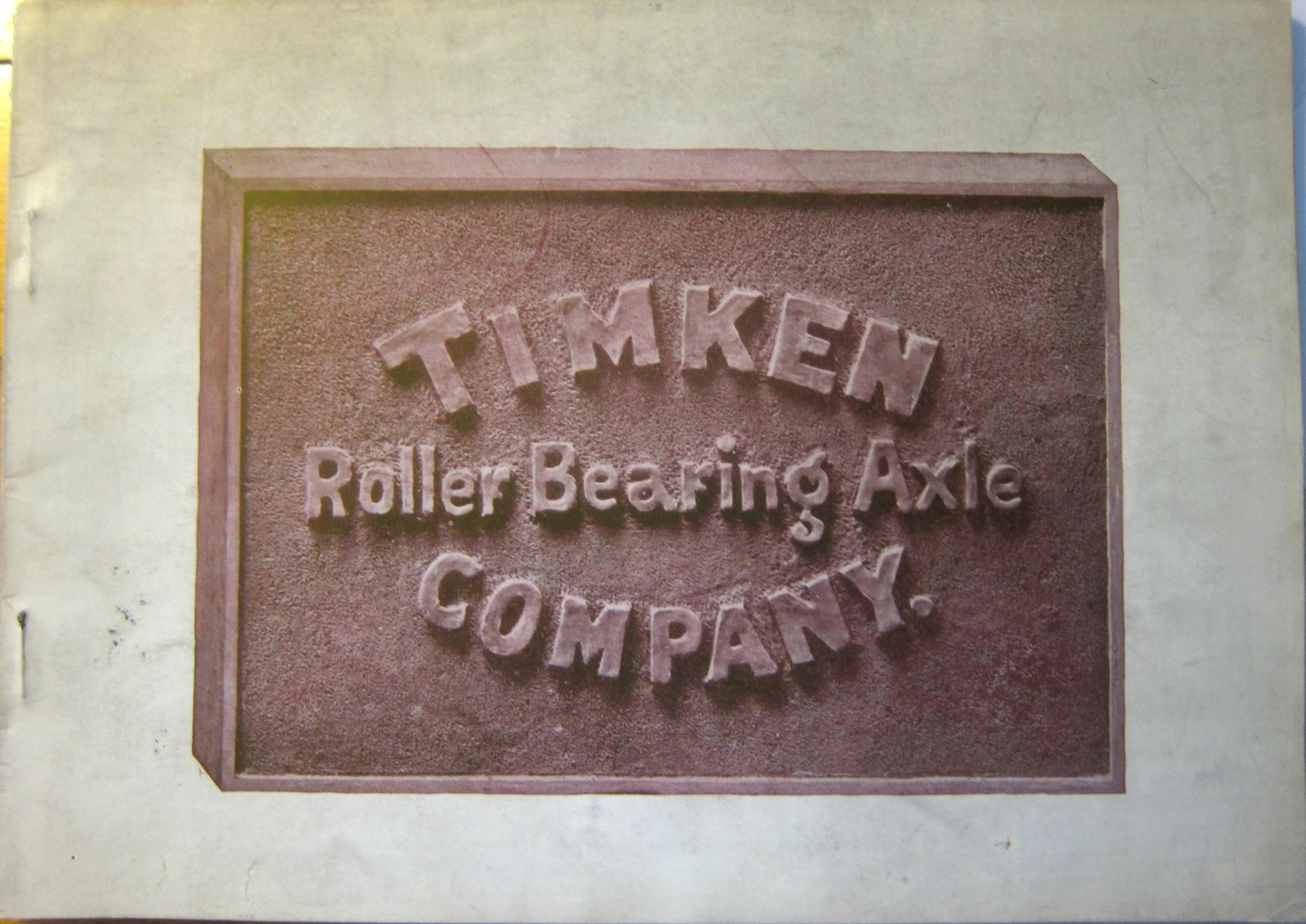 The Timken Roller Bearing Axle Company