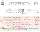 Conveyor Chains with Rubber Top | Xích Băng Tải Đầu Cao Su